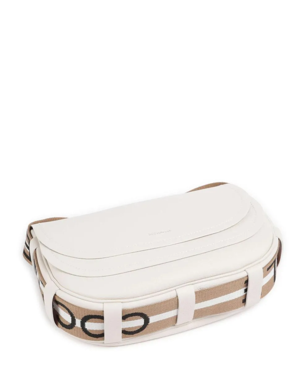 Raquel Shoulder bag grained leather white