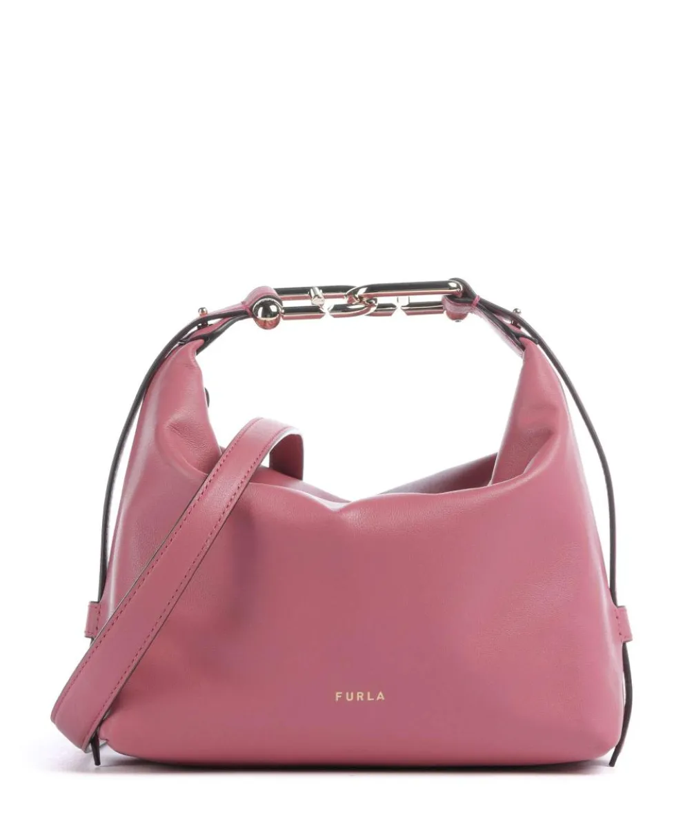 Tonie Mini Handbag fine grain leather pink