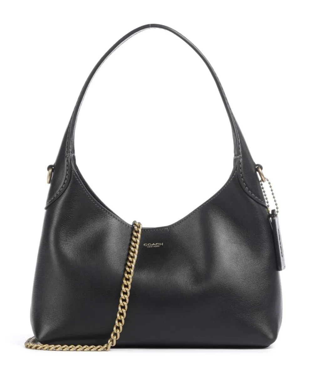 Brooklyn 23 Shoulder bag fine grain leather black