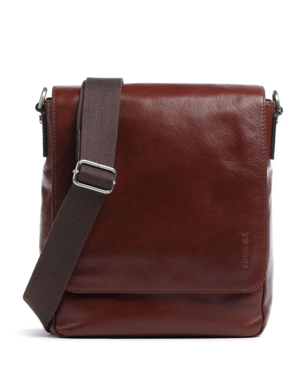Buddy Crossbody bag 10″ buffalo leather cognac
