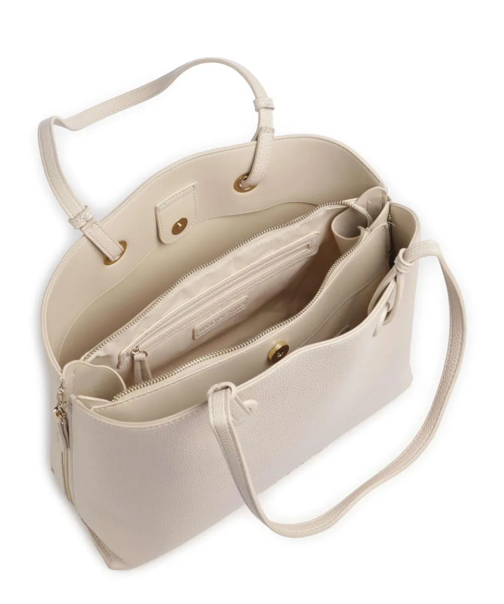 Sallie Re Tote bag imitation leather ivory