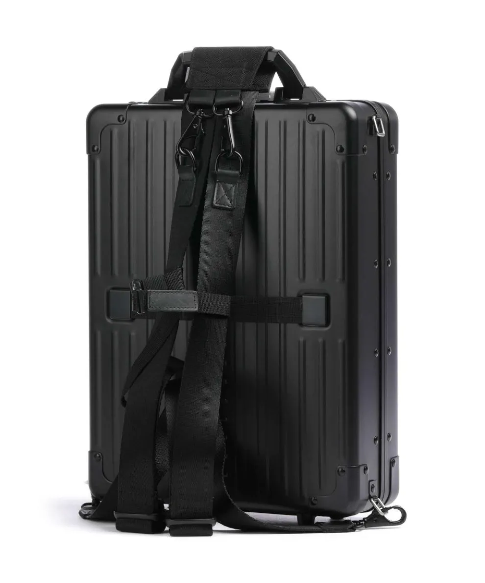 16 vertical Briefcase aluminum black