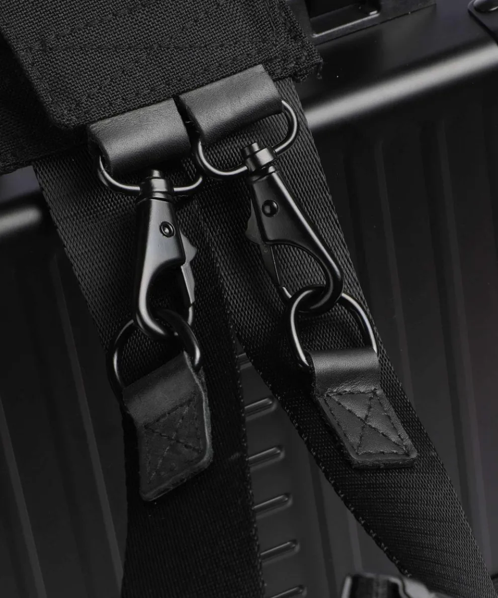 16 vertical Briefcase aluminum black