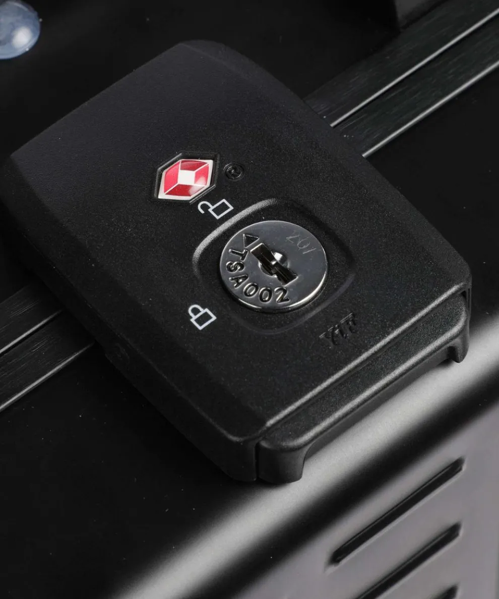 16 vertical Briefcase aluminum black