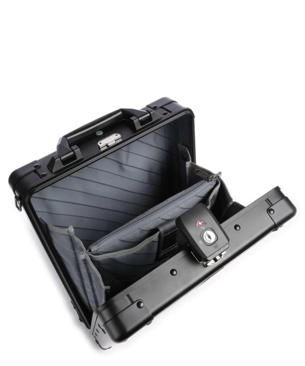 16 vertical Briefcase aluminum black
