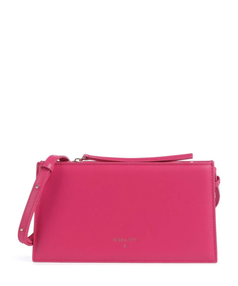 Crossbody bag softly grained calfskin pink