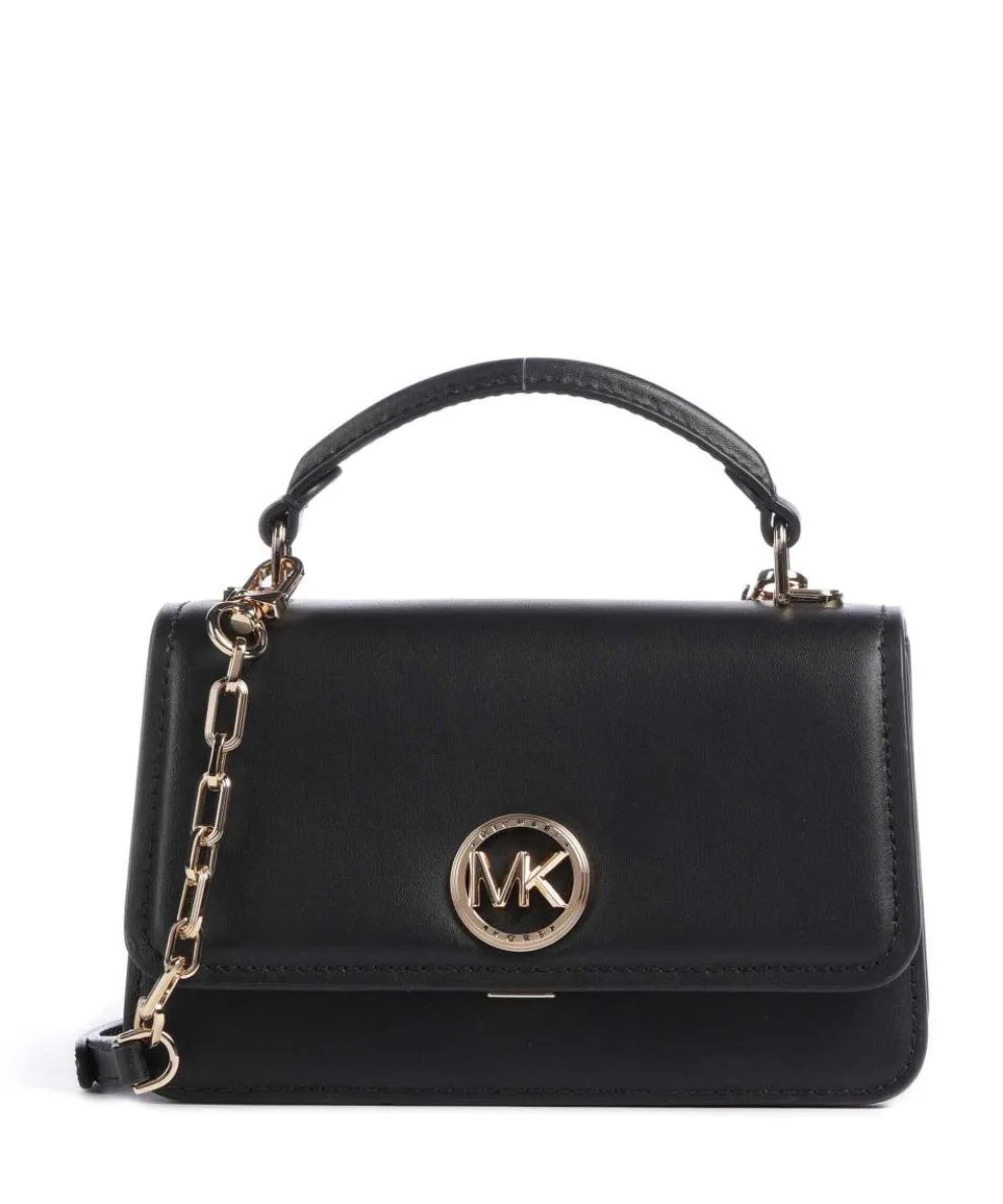 Delancey Crossbody bag fine grain cow leather black