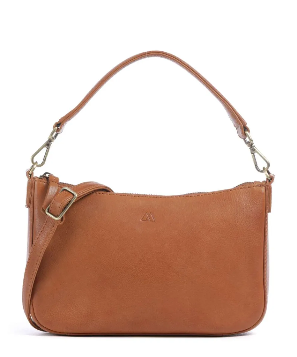 Remona Shoulder bag grained cow leather tan