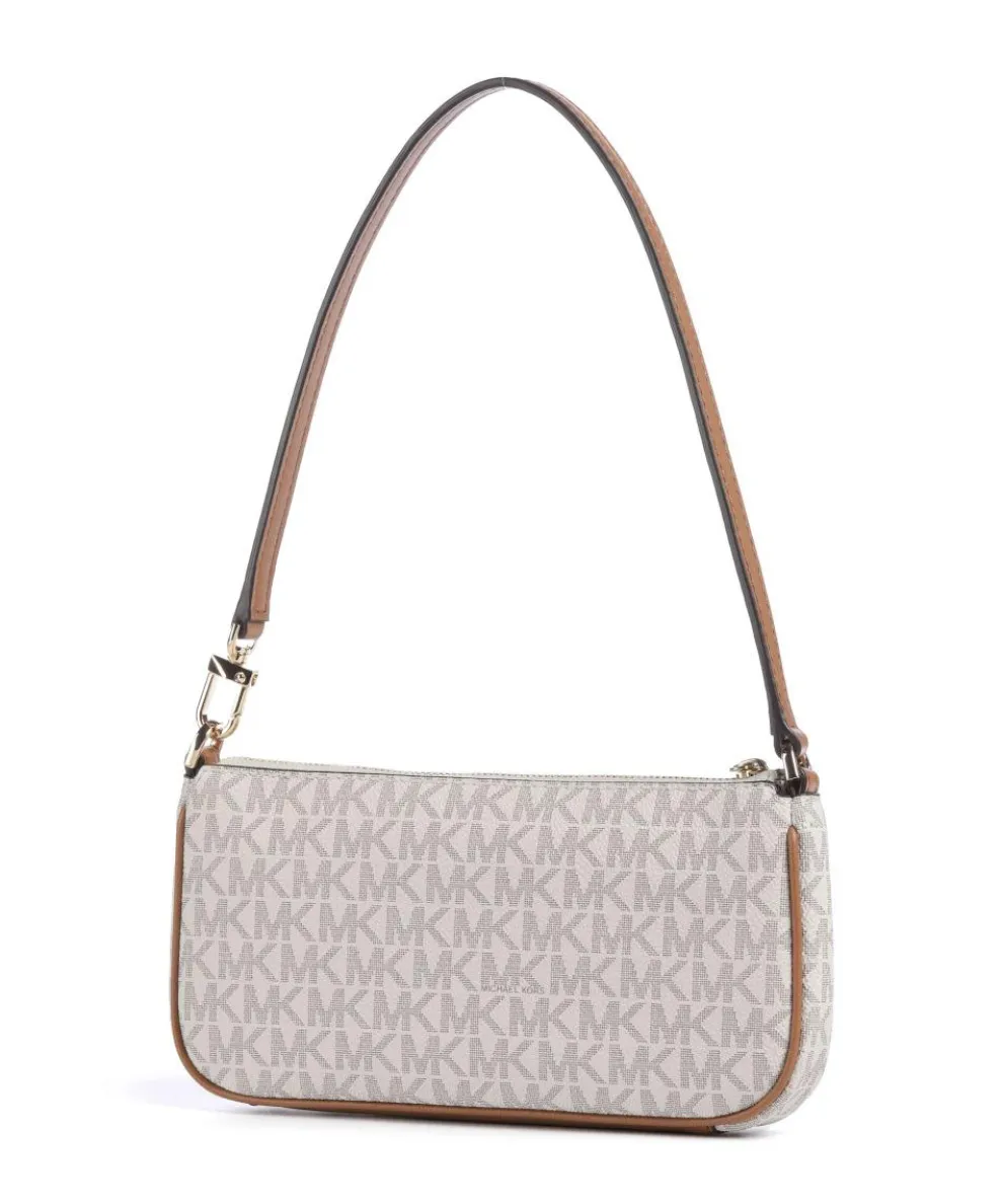 Zoe Shoulder bag imitation leather ivory/brown