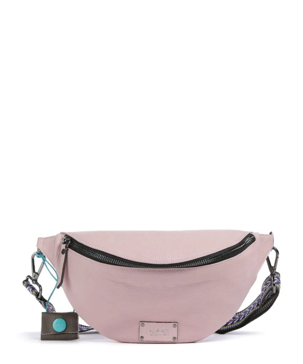 Guadalupe Orlanda Fanny pack grained calfskin rose