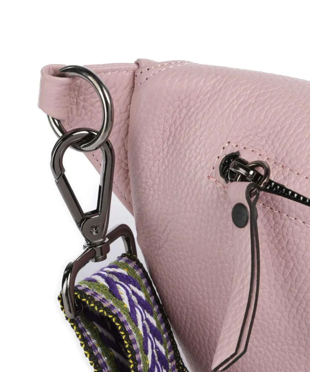 Guadalupe Orlanda Fanny pack grained calfskin rose