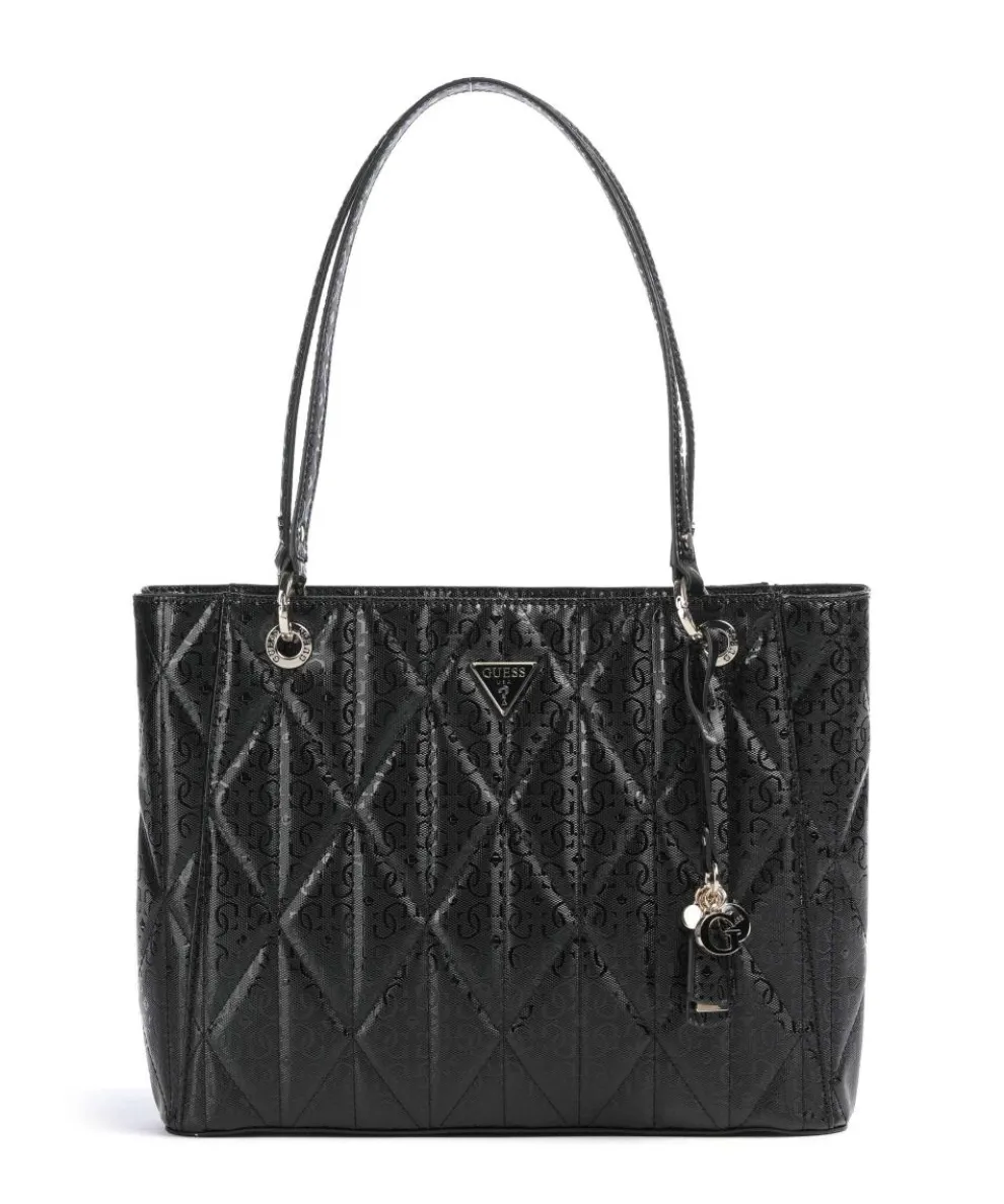 Aldina G-Shine Tote bag imitation leather black