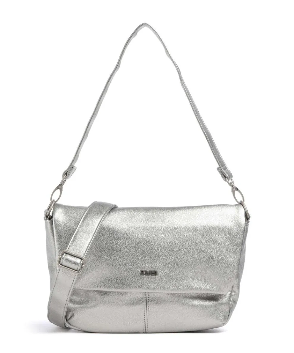 Mademoiselle.M M60 Shoulder bag imitation leather silver