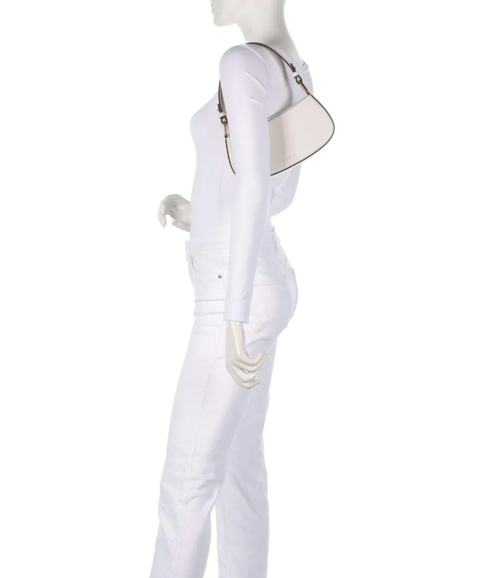 Merveille Shoulder bag grained leather white
