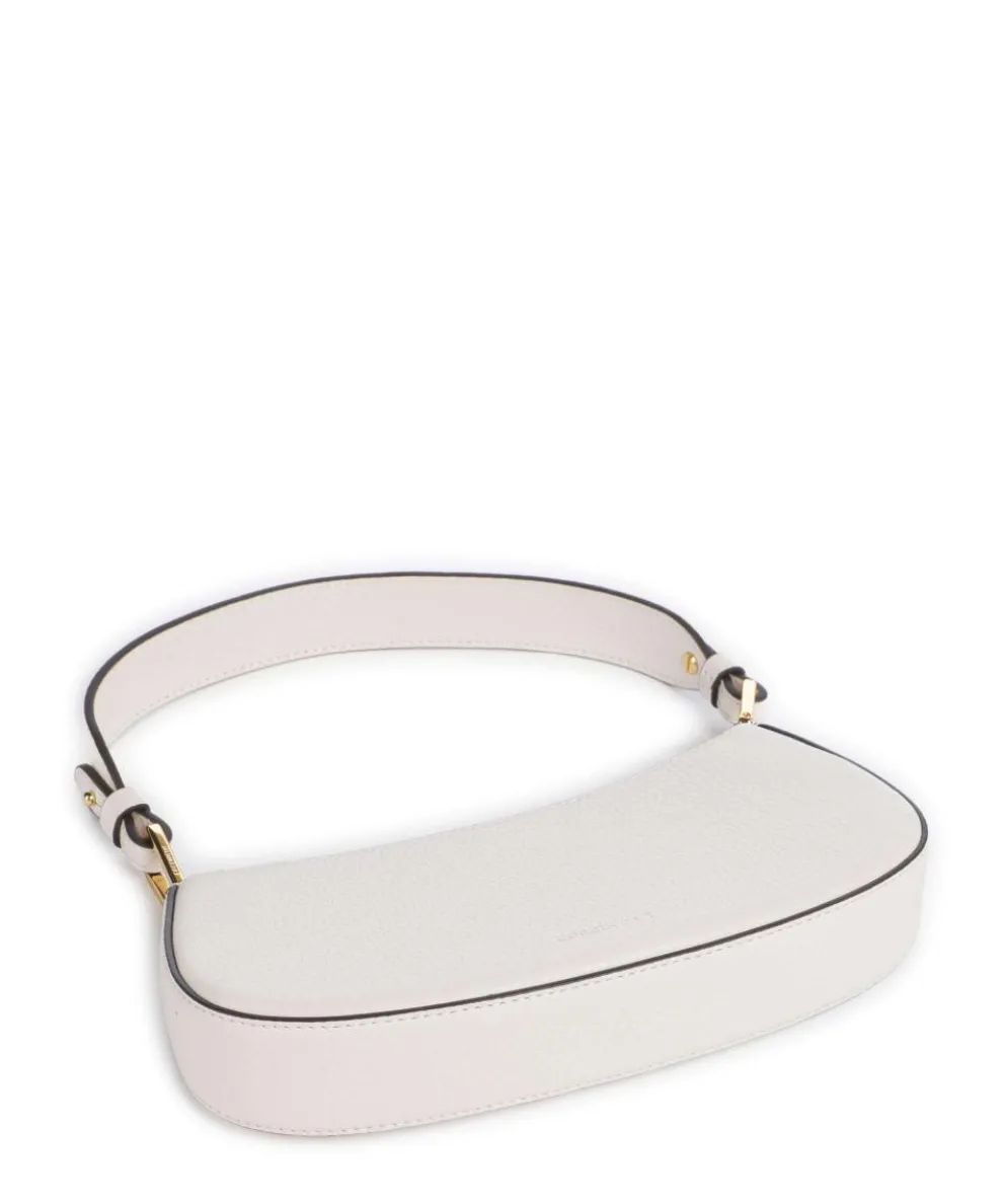Merveille Shoulder bag grained leather white
