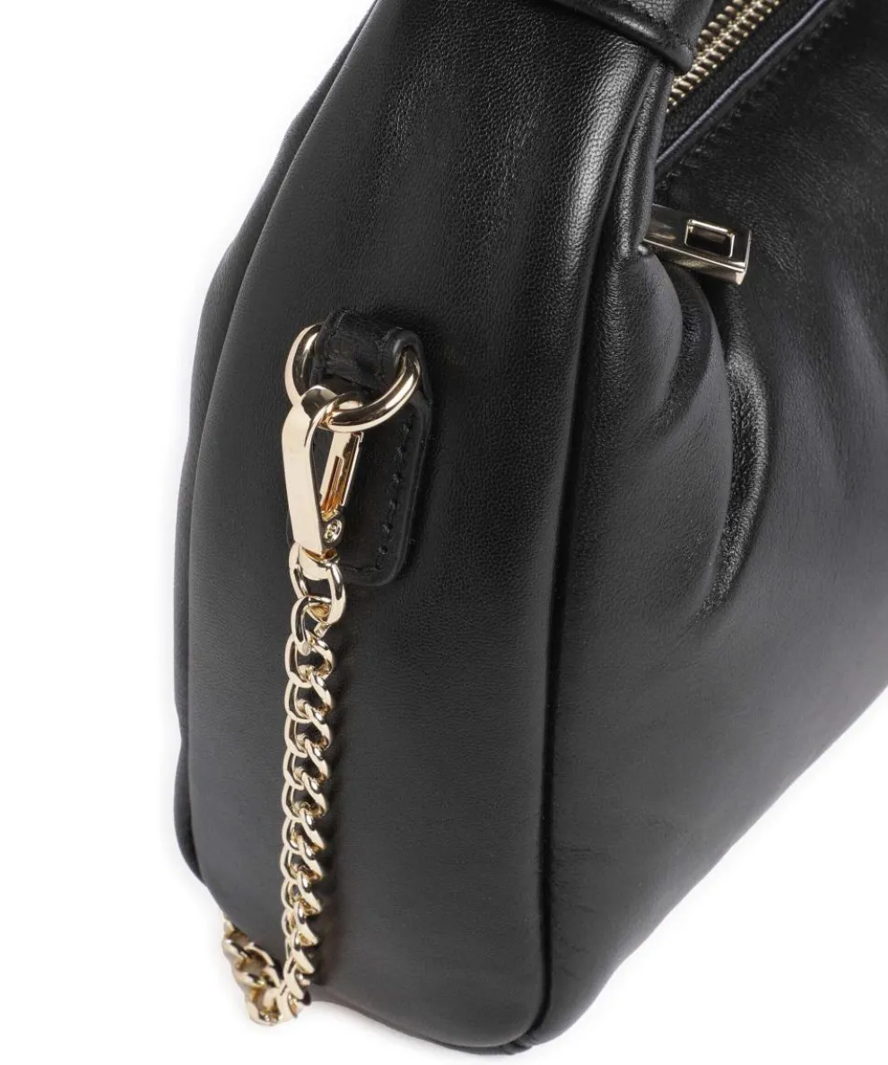 Sheep Dandy Handbag sheepskin leather black