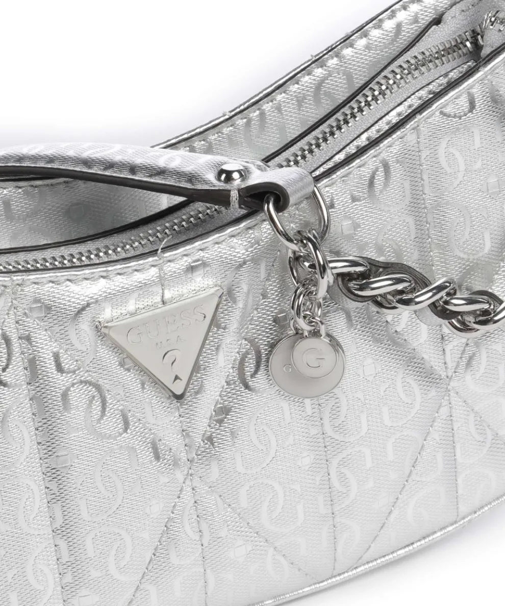 Aldina G-Shine Shoulder bag imitation leather silver