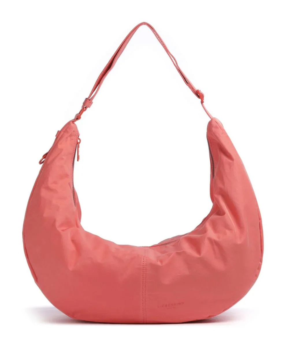 Moon Nylon L Hobo bag nylon coral