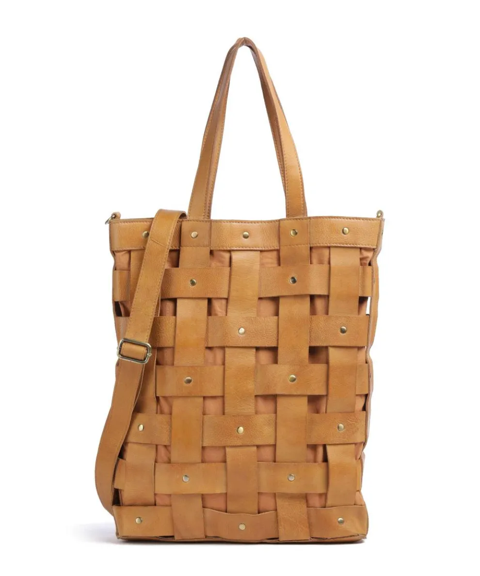 Griesgasse 3 Tote bag grained cow leather brown