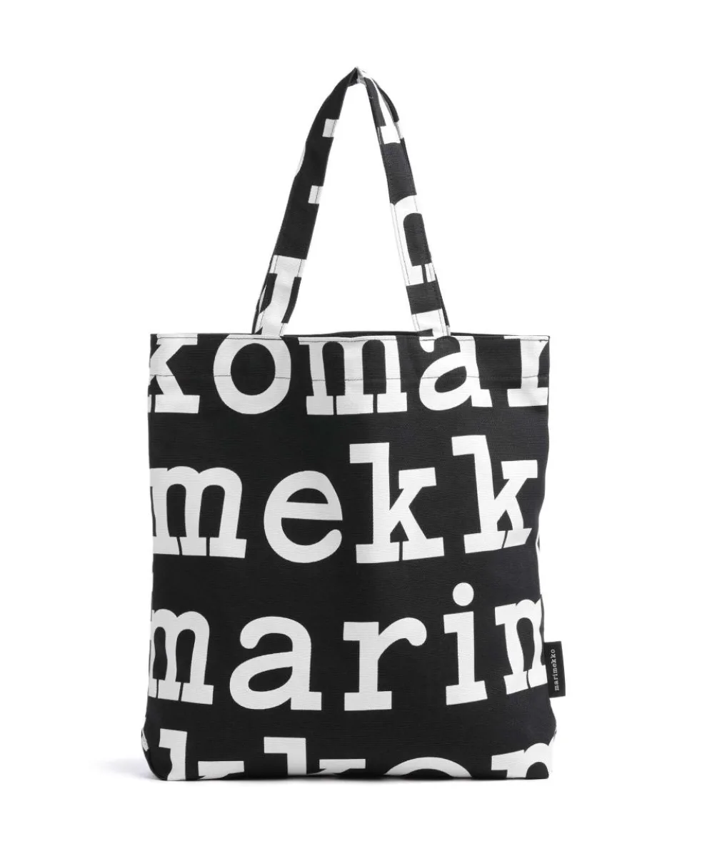 Notko Tote bag canvas black/white