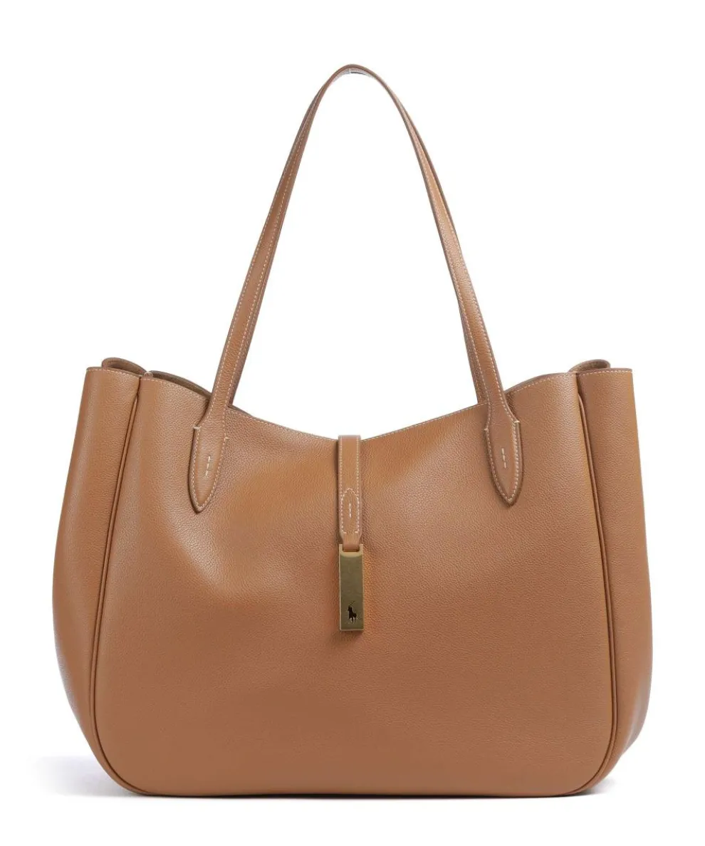 ID Collection Medium Tote bag fine grain cow leather brown