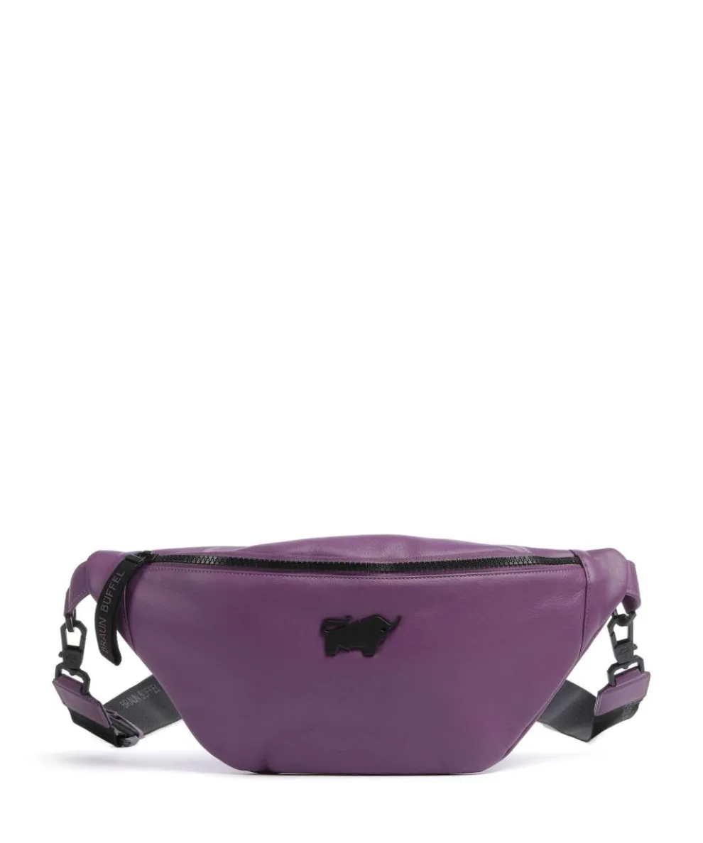 Capri Fanny pack fine grain cow leather violet