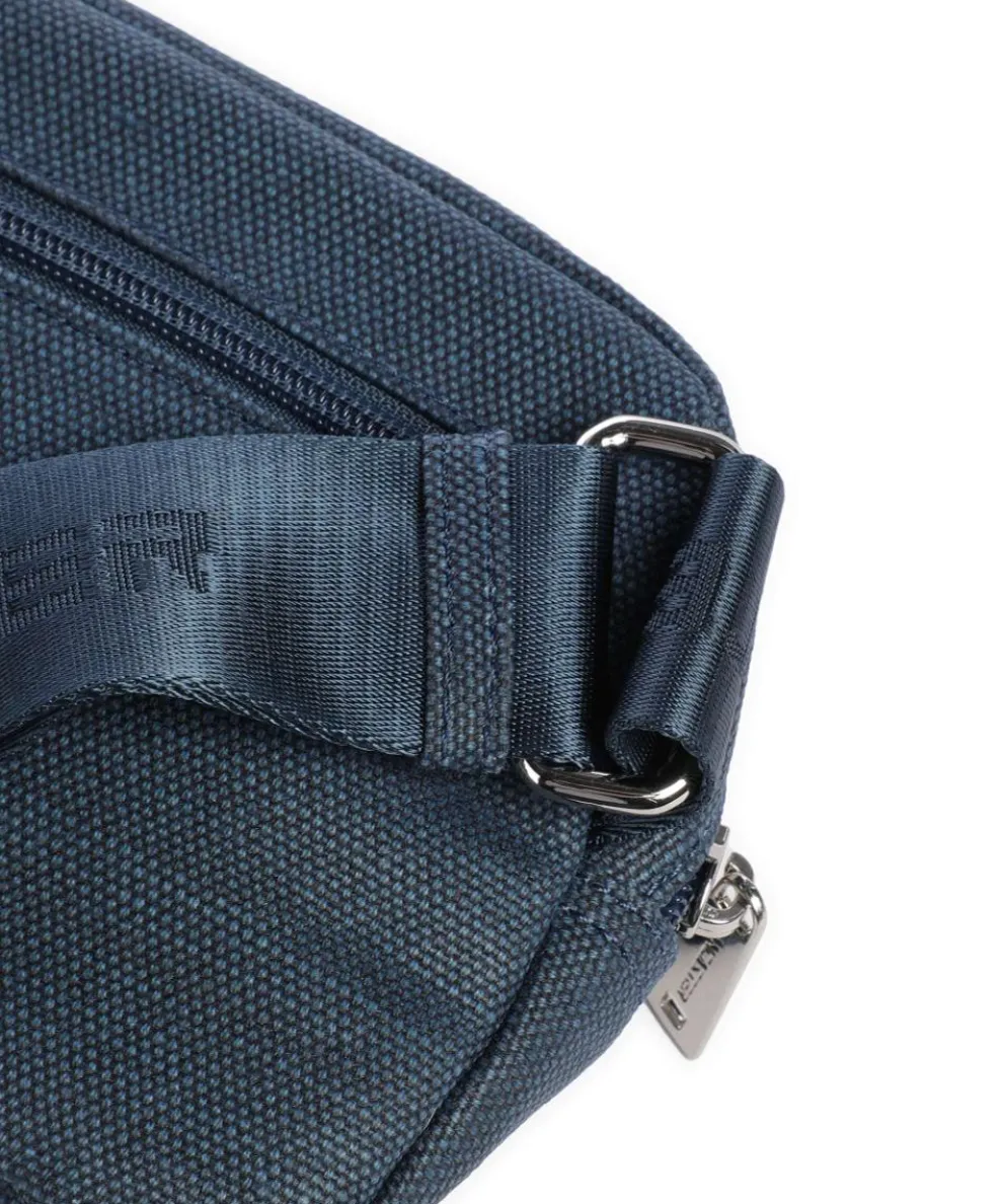 Canvas Matelassé Fanny pack canvas dark blue