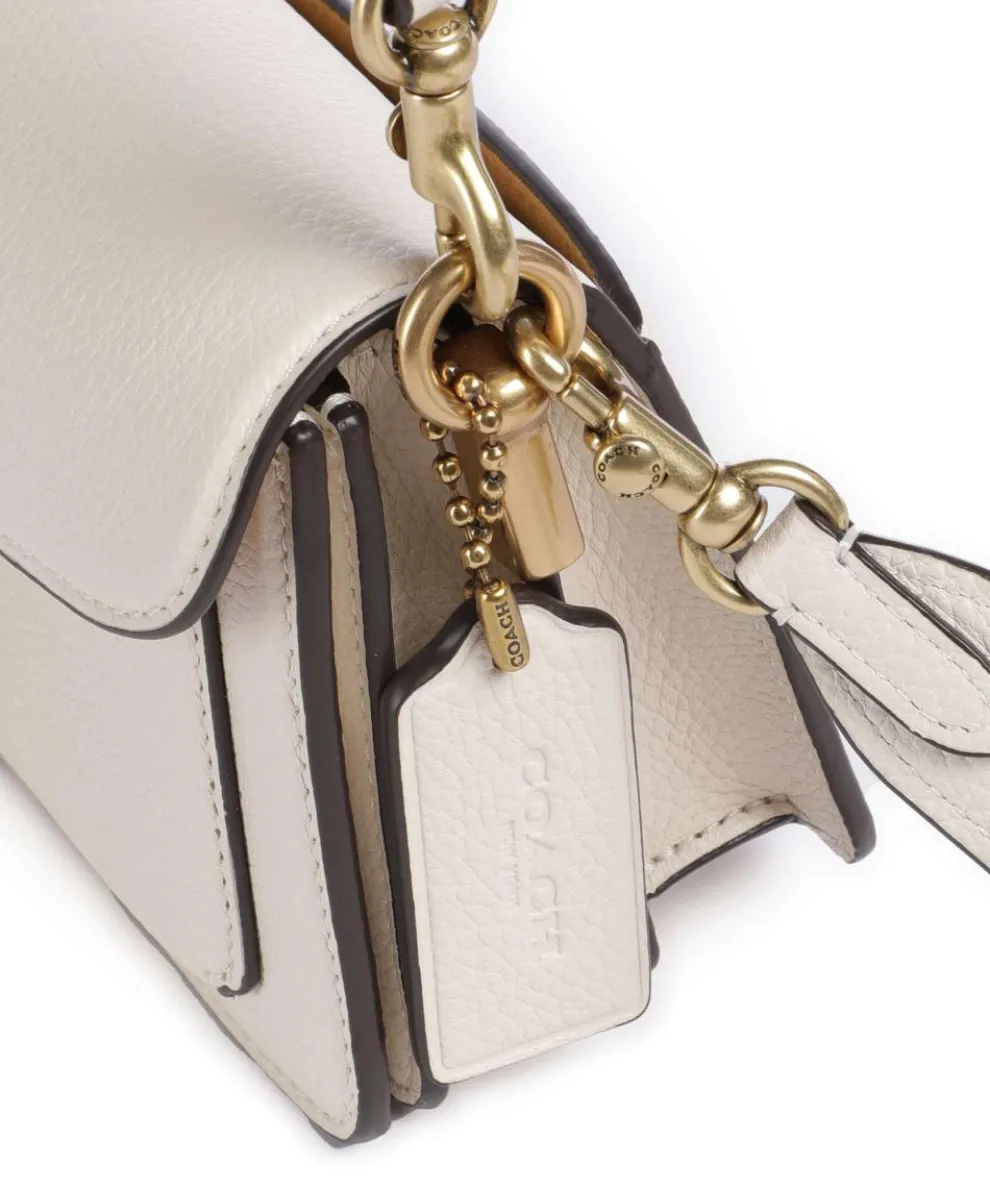 Tabby 20 Shoulder bag grained cow leather ivory