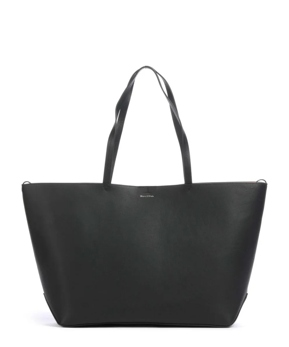 Pija Tote bag fine grain cow leather black