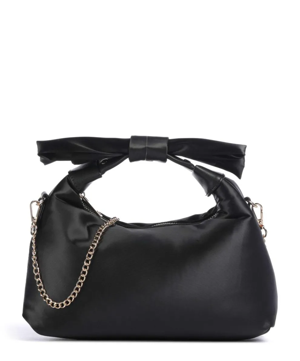 Recycled Satin Dandy Handbag fabric black