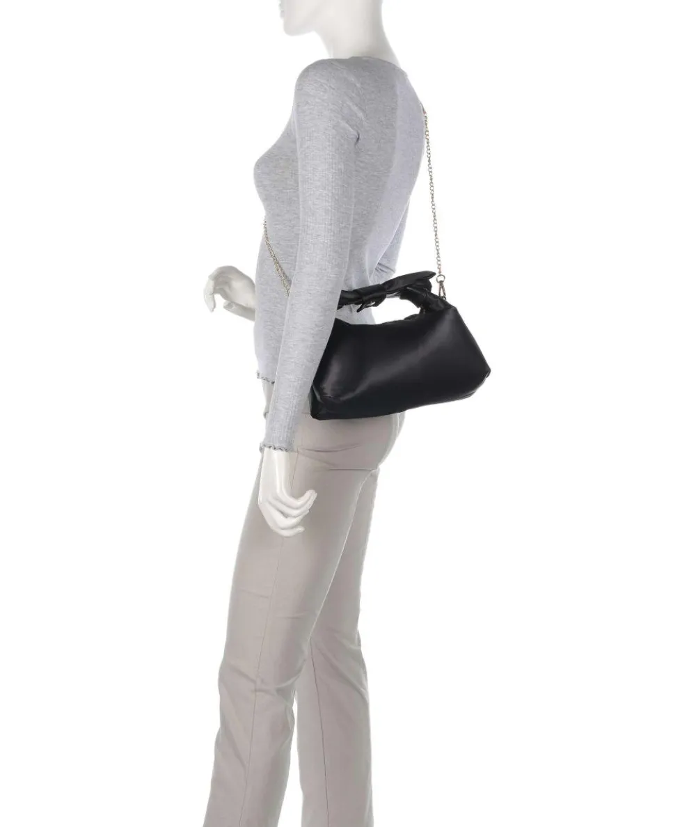 Recycled Satin Dandy Handbag fabric black