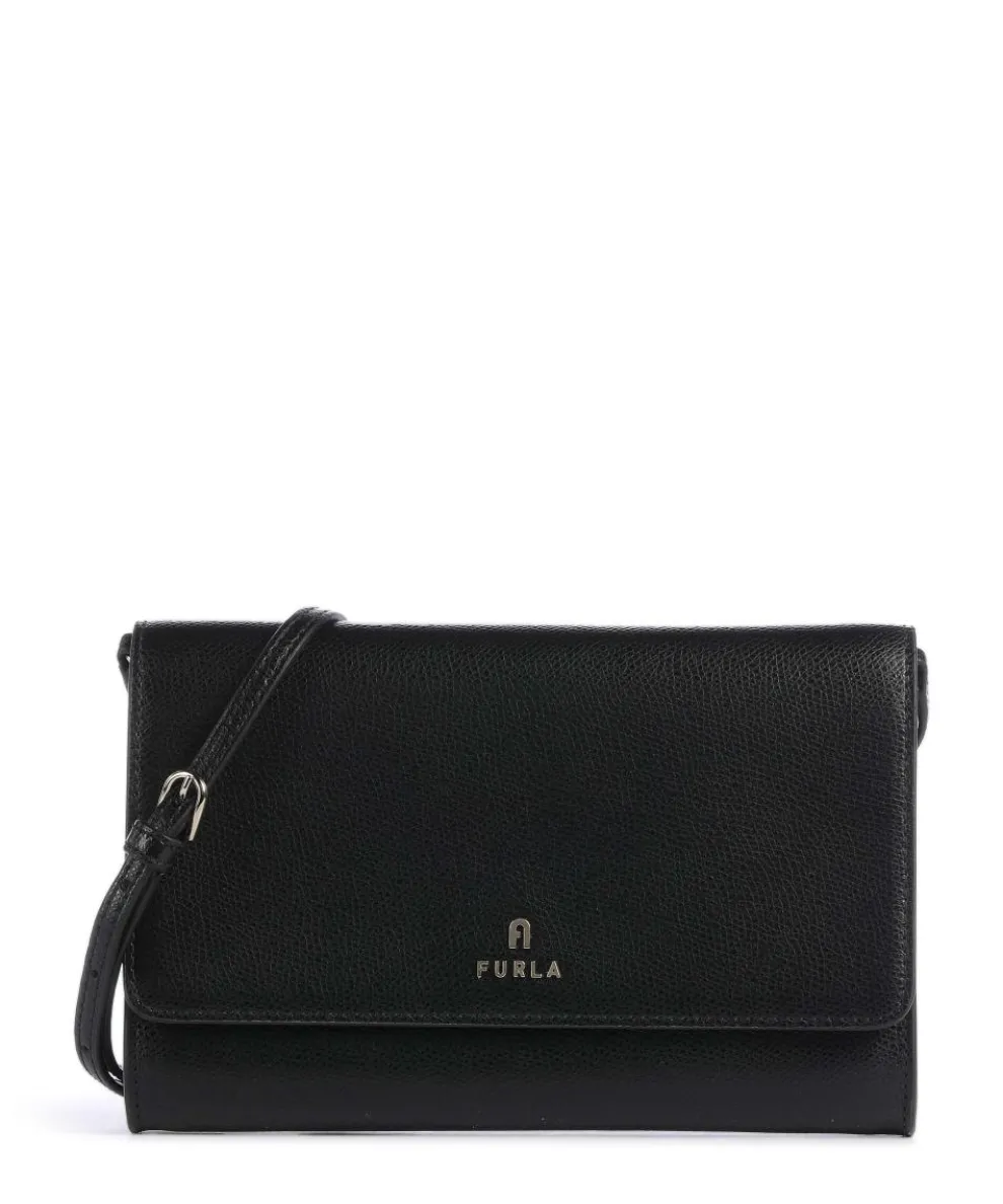 Camelia Wallet grained leather black