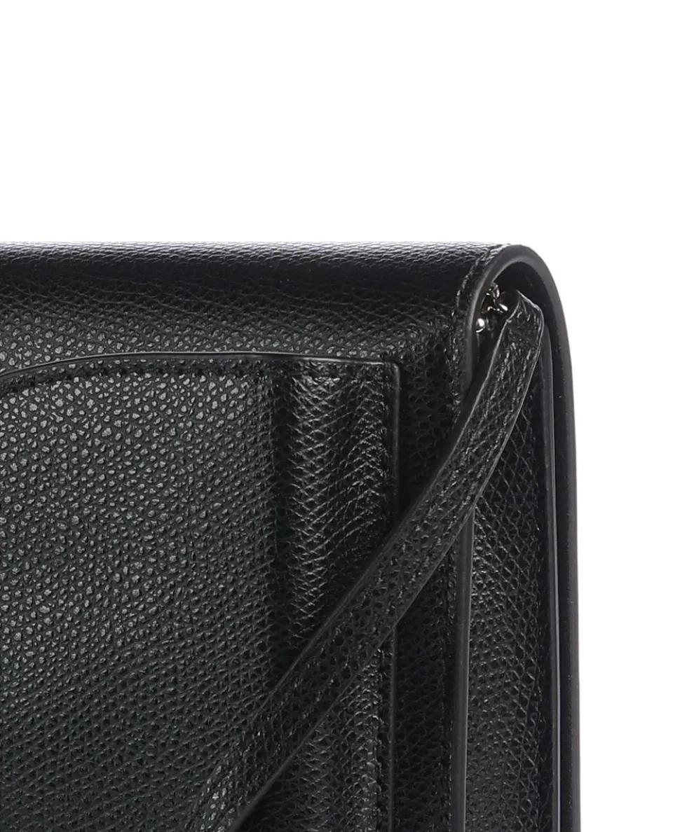 Camelia Wallet grained leather black