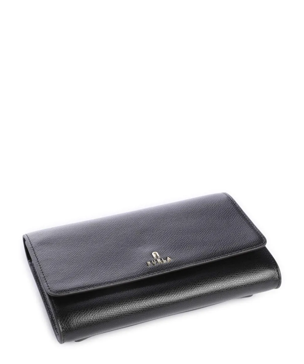 Camelia Wallet grained leather black