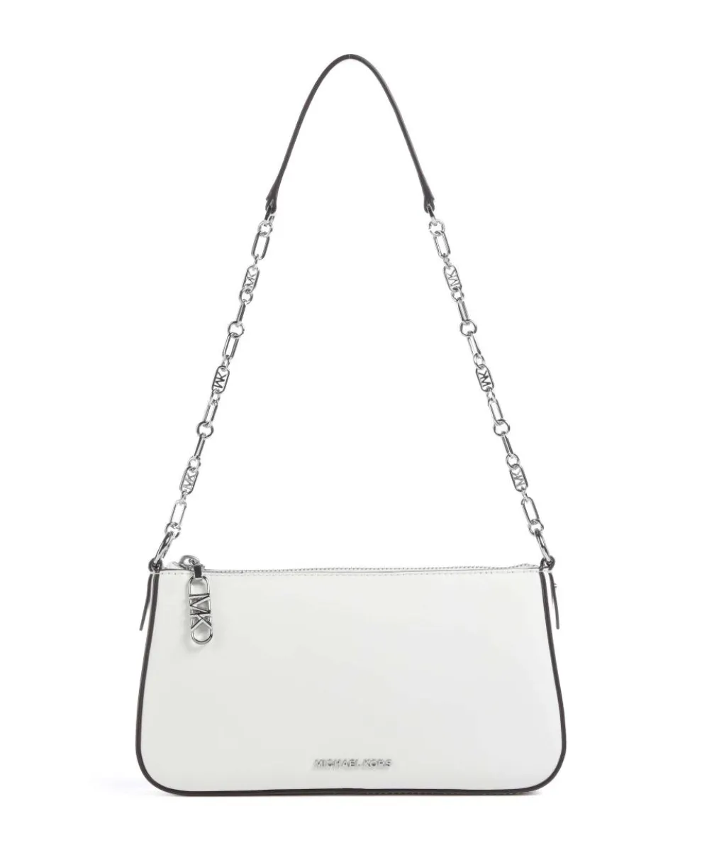 Empire Shoulder bag fine grain leather white