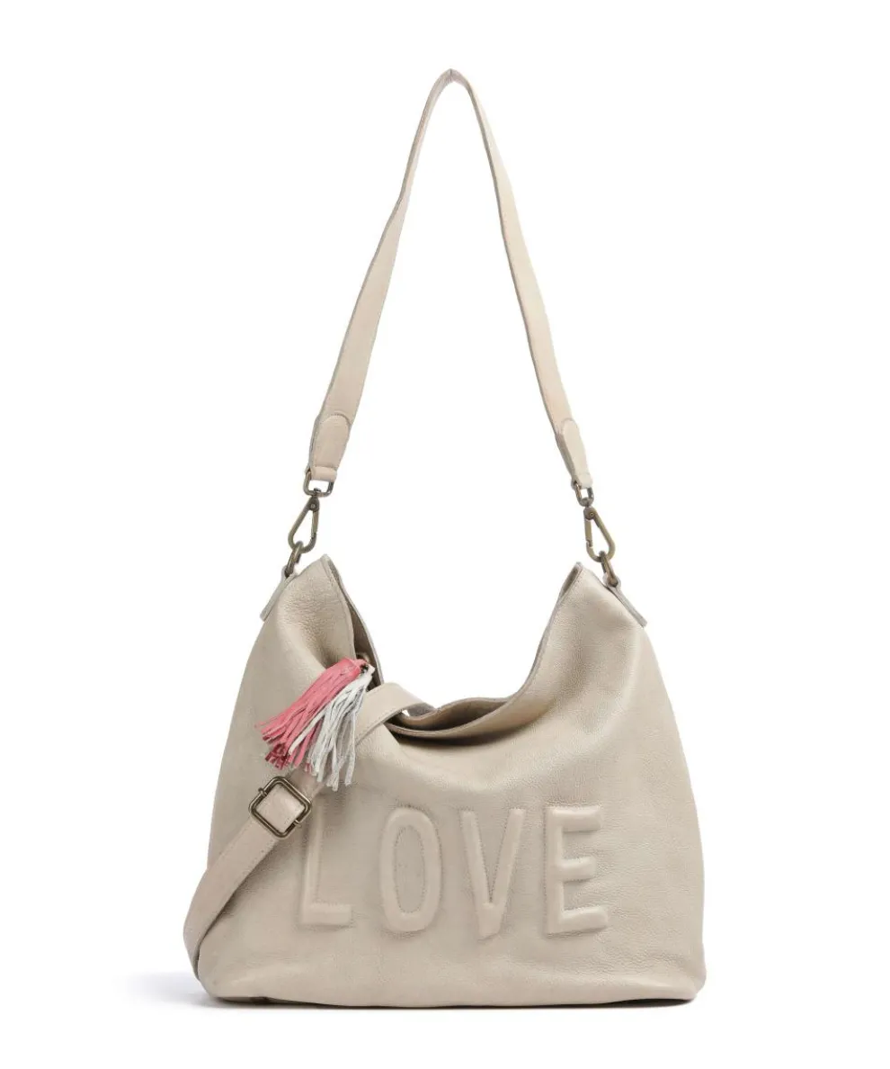 Paoliweg 2 Shoulder bag grained cow leather beige