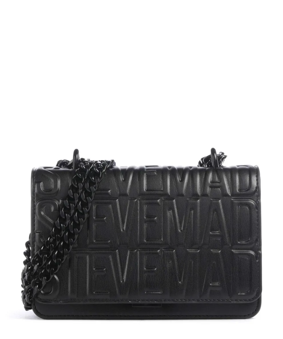 BCARBON Shoulder bag imitation leather black