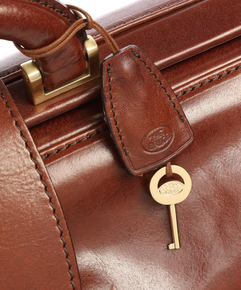 Story Uomo Doctors bag pull-up cow leather brown