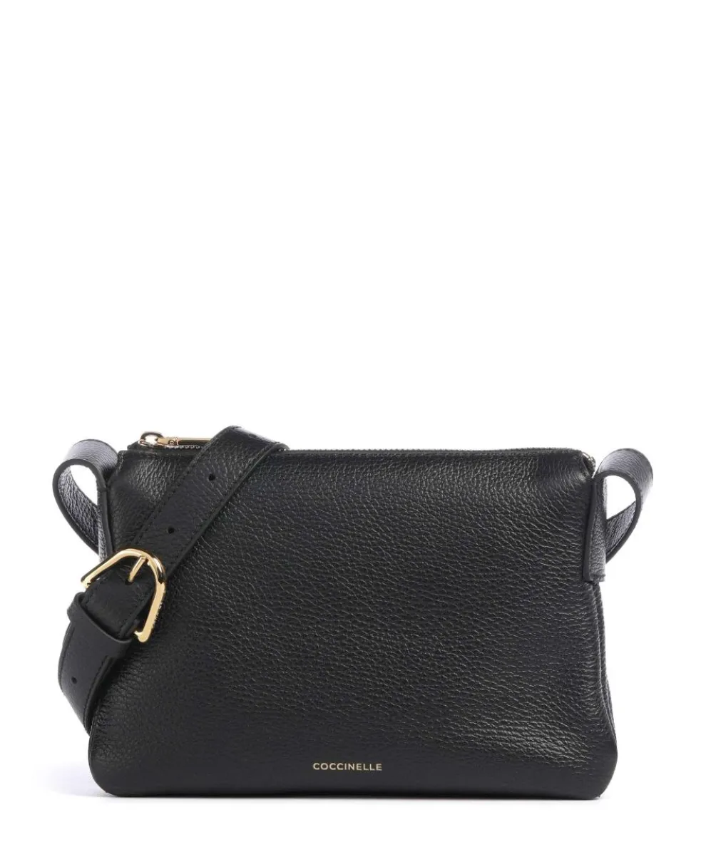 Kirsten Crossbody bag grained cow leather black