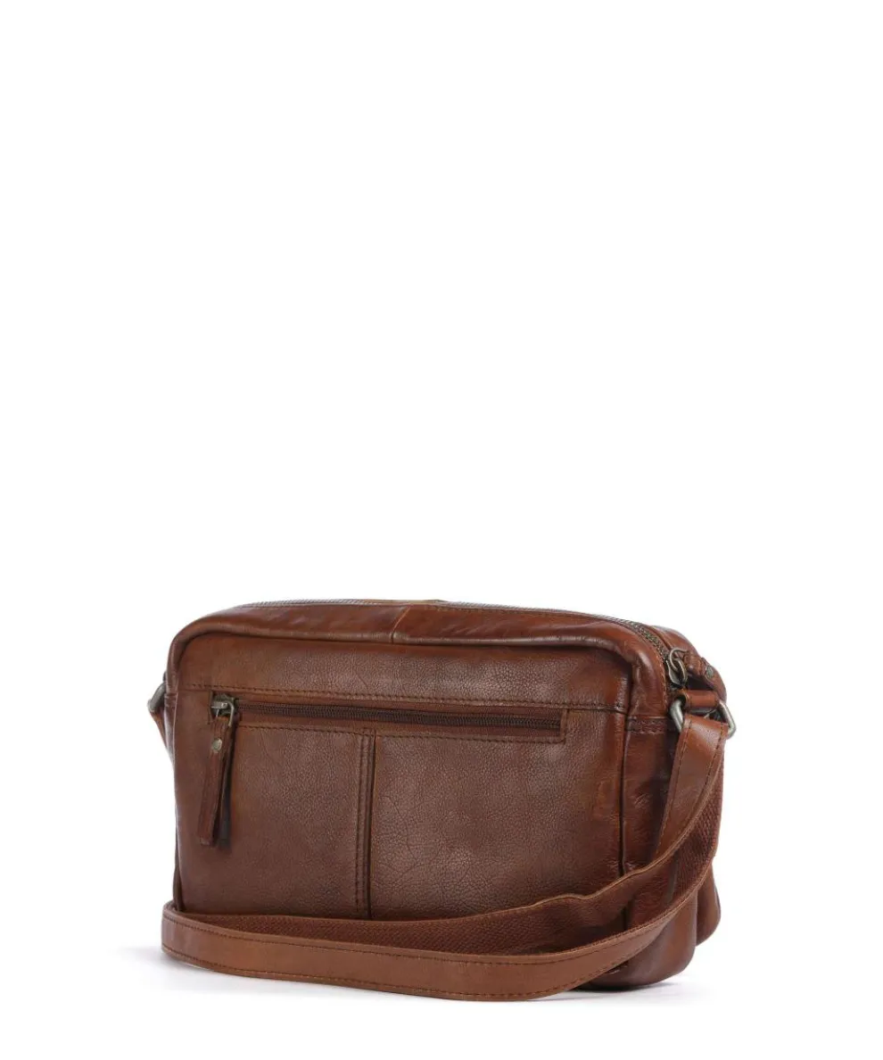 Apache Sara Crossbody bag grained leather cognac