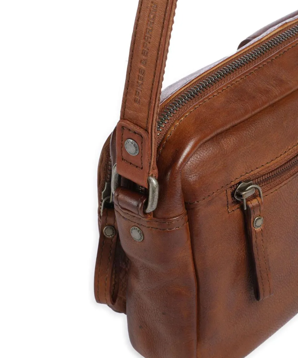 Apache Sara Crossbody bag grained leather cognac