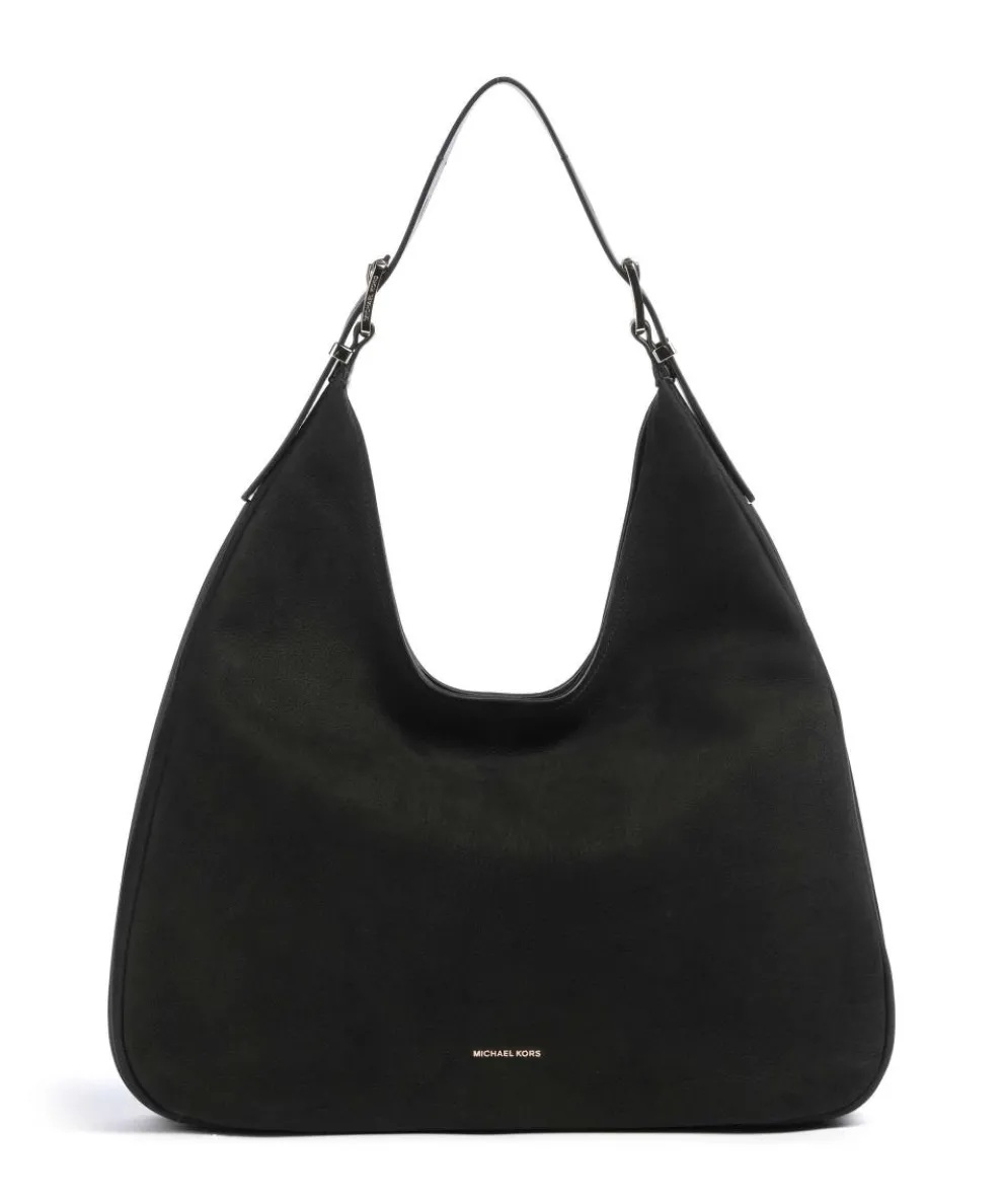 Nolita Large Hobo bag brushed cow leather black