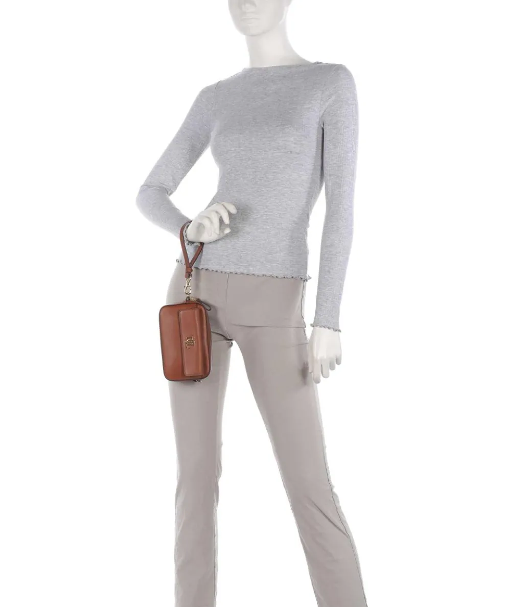 Marcy Small Crossbody bag fine grain cow leather tan