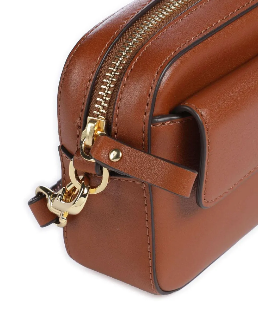 Marcy Small Crossbody bag fine grain cow leather tan