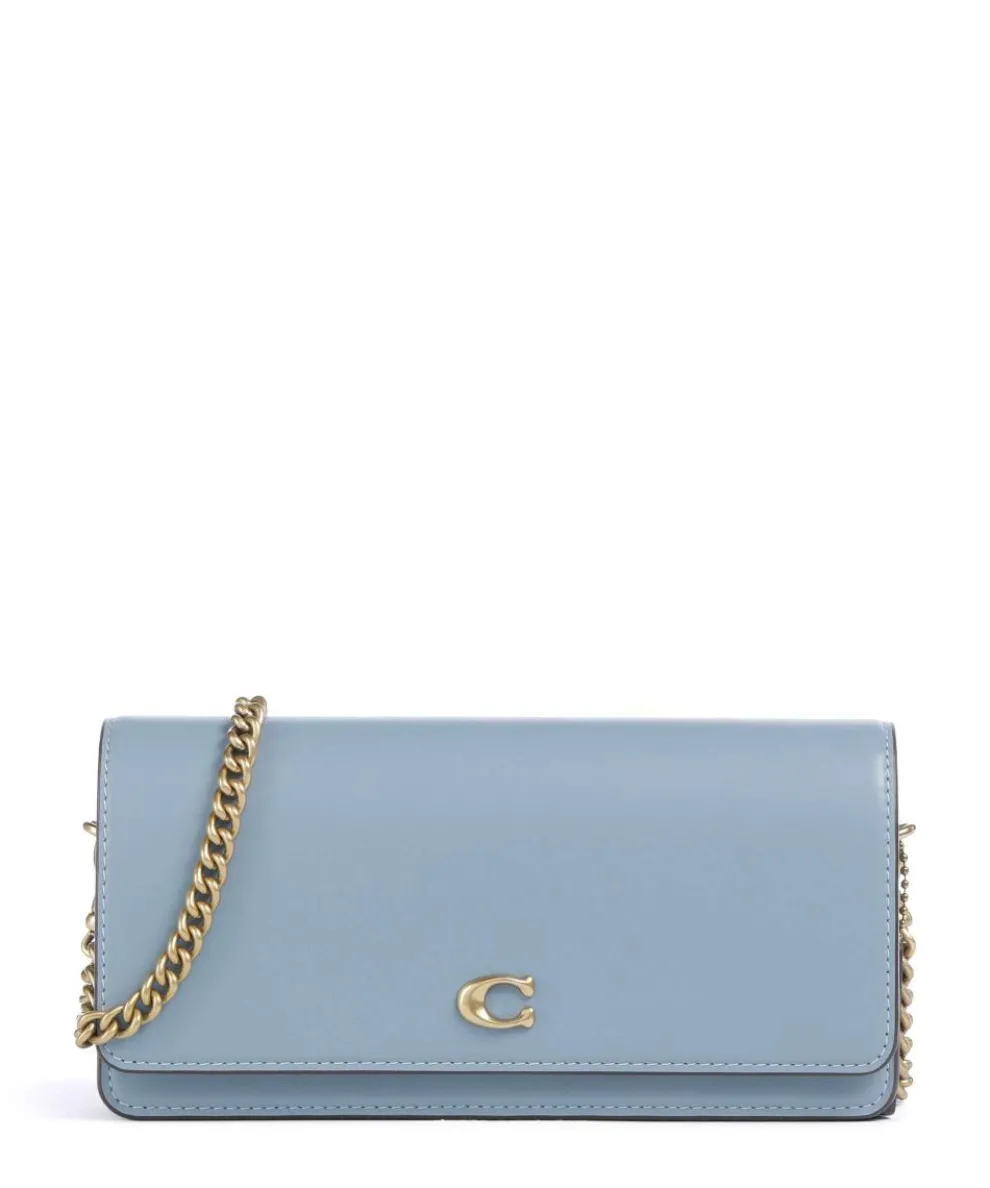 Essential Wallet calfskin light blue