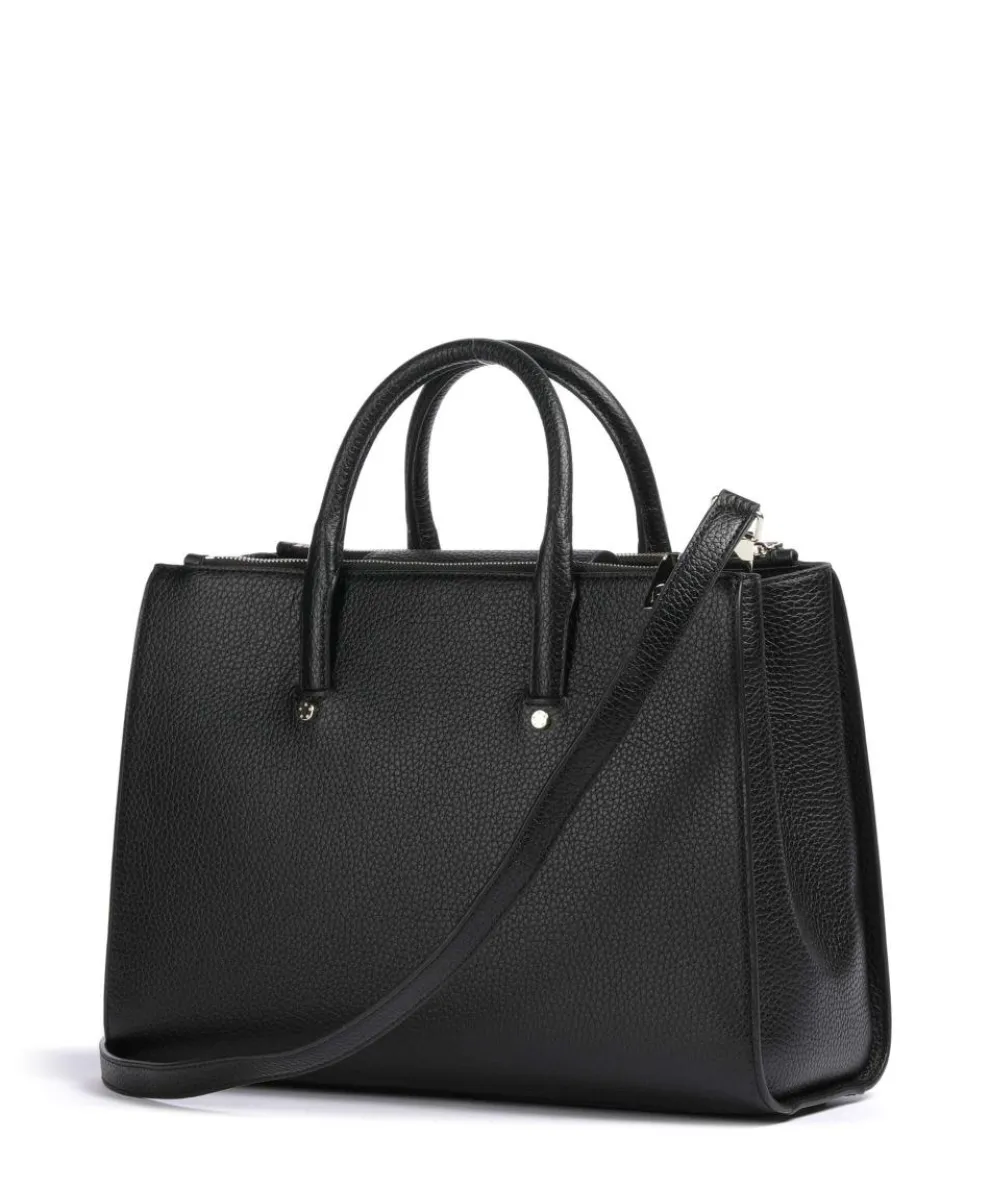 Ivy L Handbag grained cow leather black