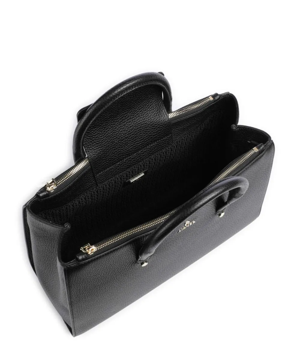 Ivy L Handbag grained cow leather black