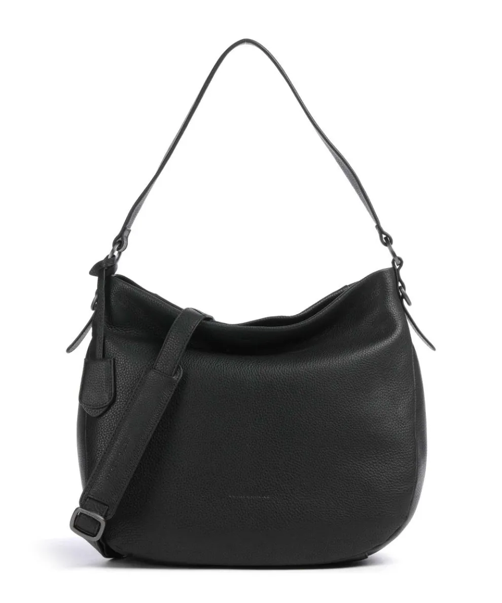 Philocalists Darling Hobo bag grained leather black