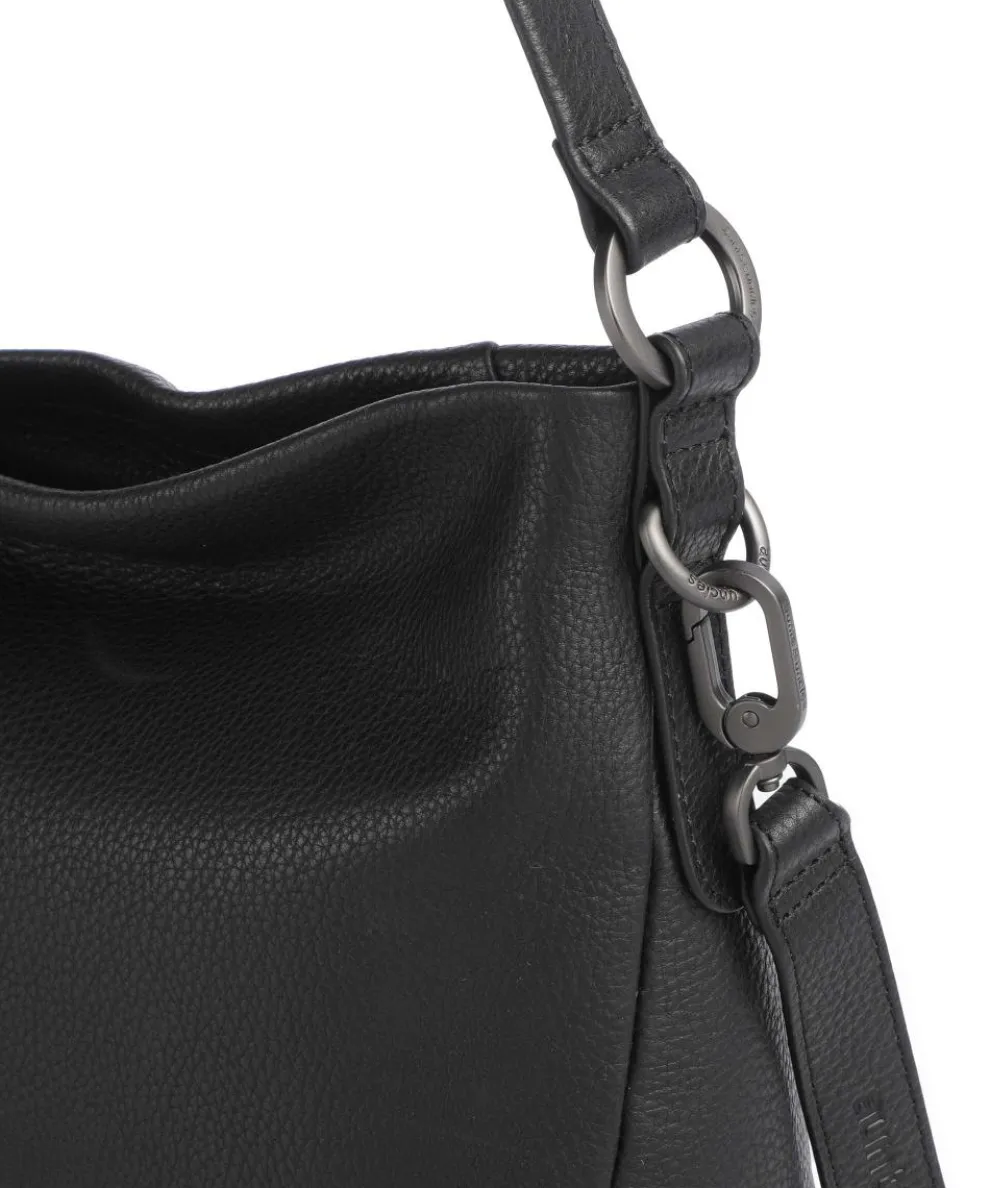 Philocalists Darling Hobo bag grained leather black