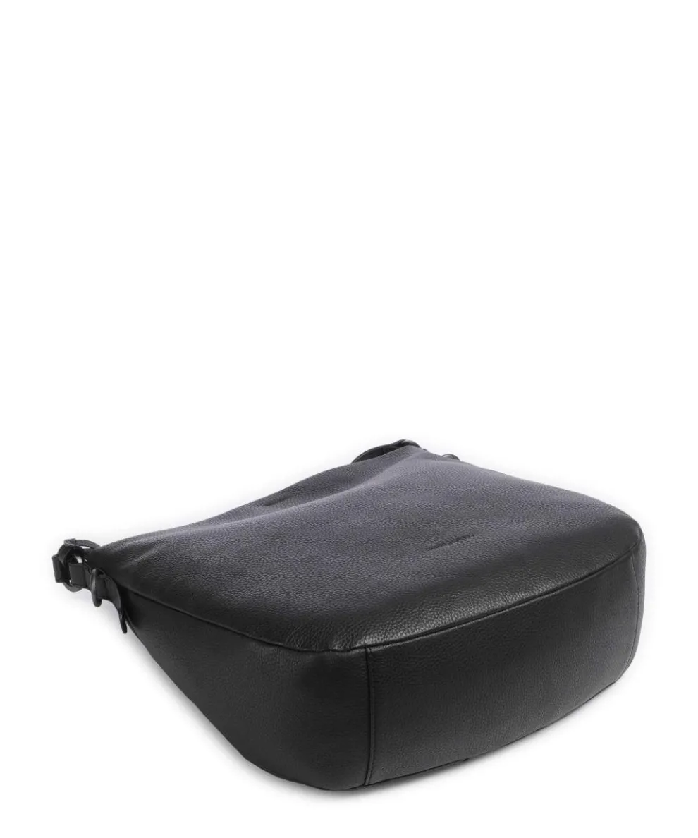 Philocalists Darling Hobo bag grained leather black